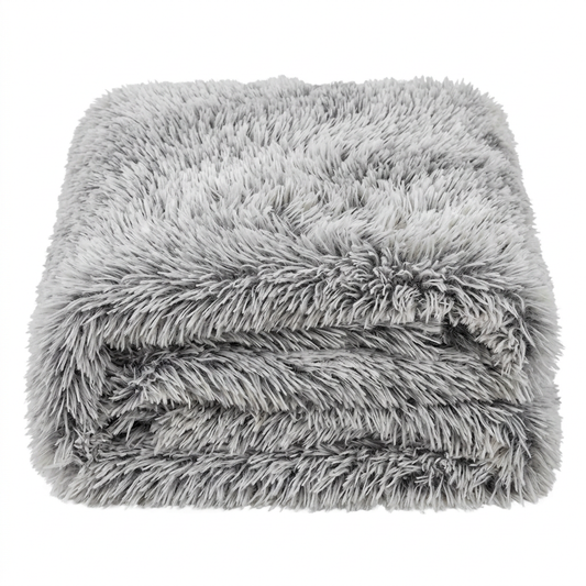 Cloudrift pet blanket folded on white