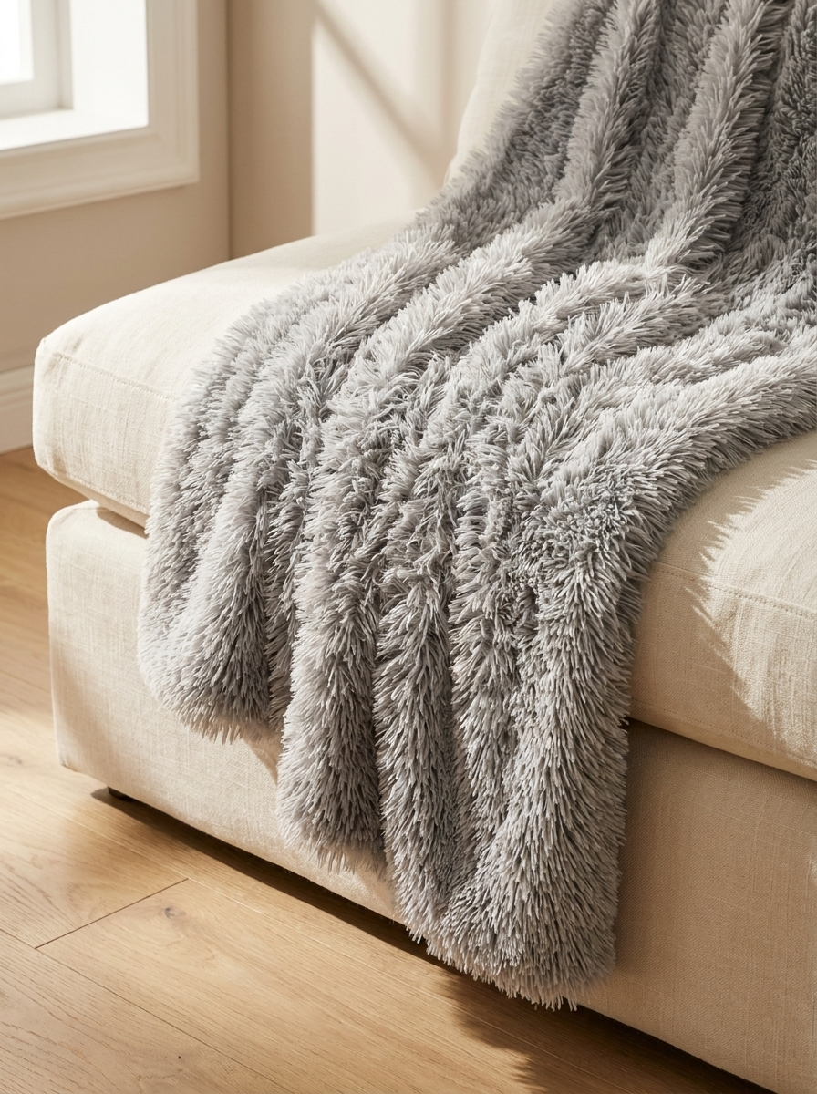 Cloudrift blanket over a sofa cushion
