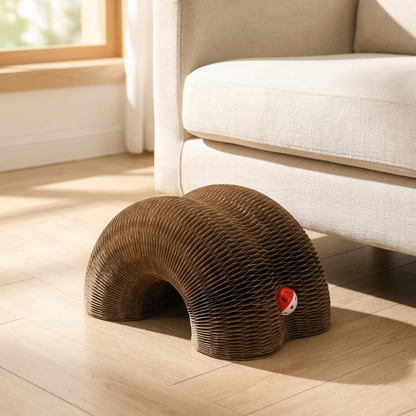 Mazely cat maze folded into an arch