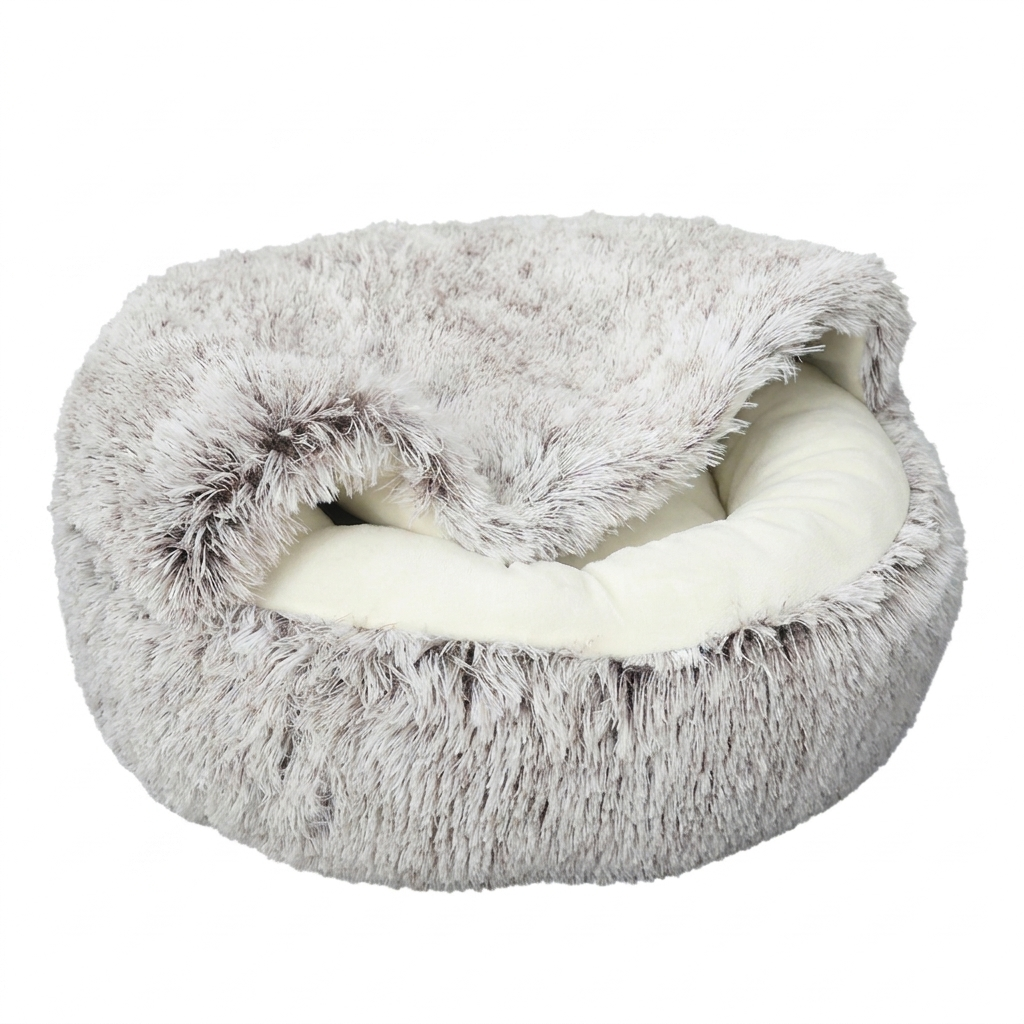 Nestora pet cave bed on white
