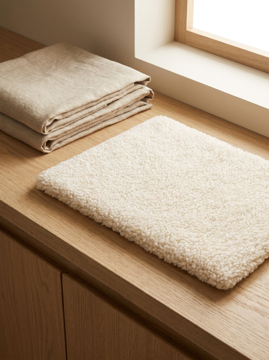 Thermara pad laundered and lying flat